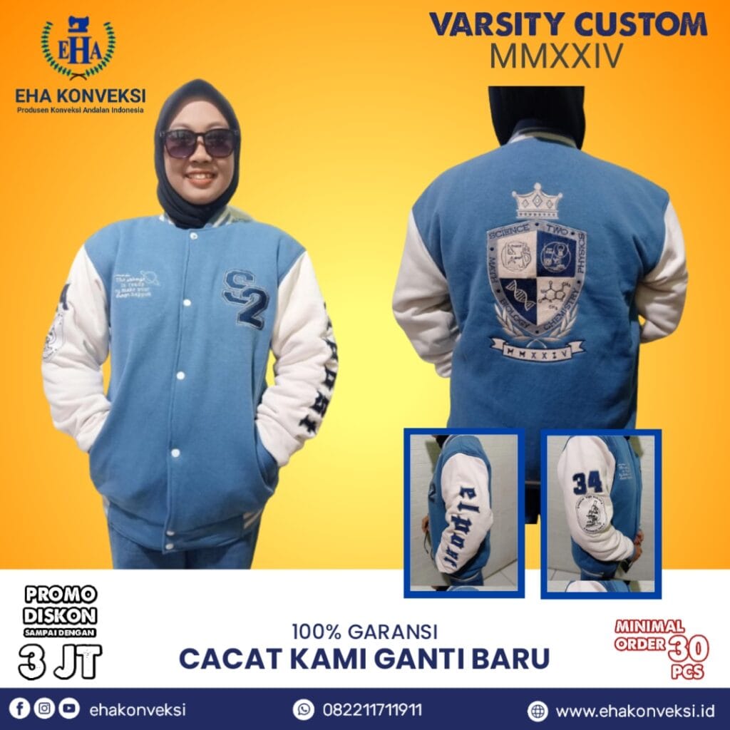 Jaket Varsity 10 - Konveksi Jaket Varsity Custom Bandung