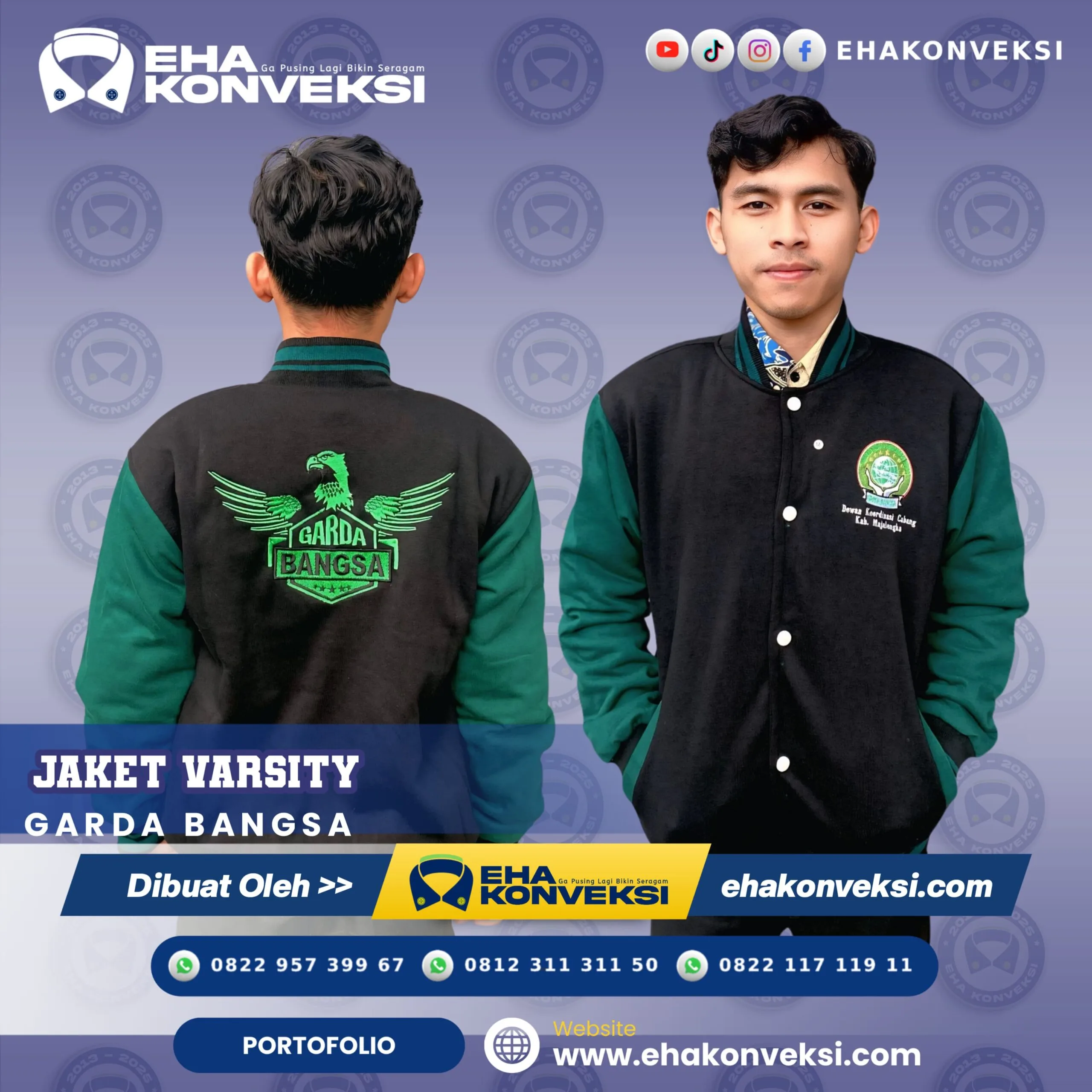 Jaket Varsity - Konveksi Jaket Varsity Bandung