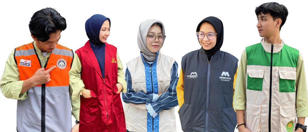 Konveski Rompi Seragam- Rompi Kustom - Vendor Rompi - Buat Rompi