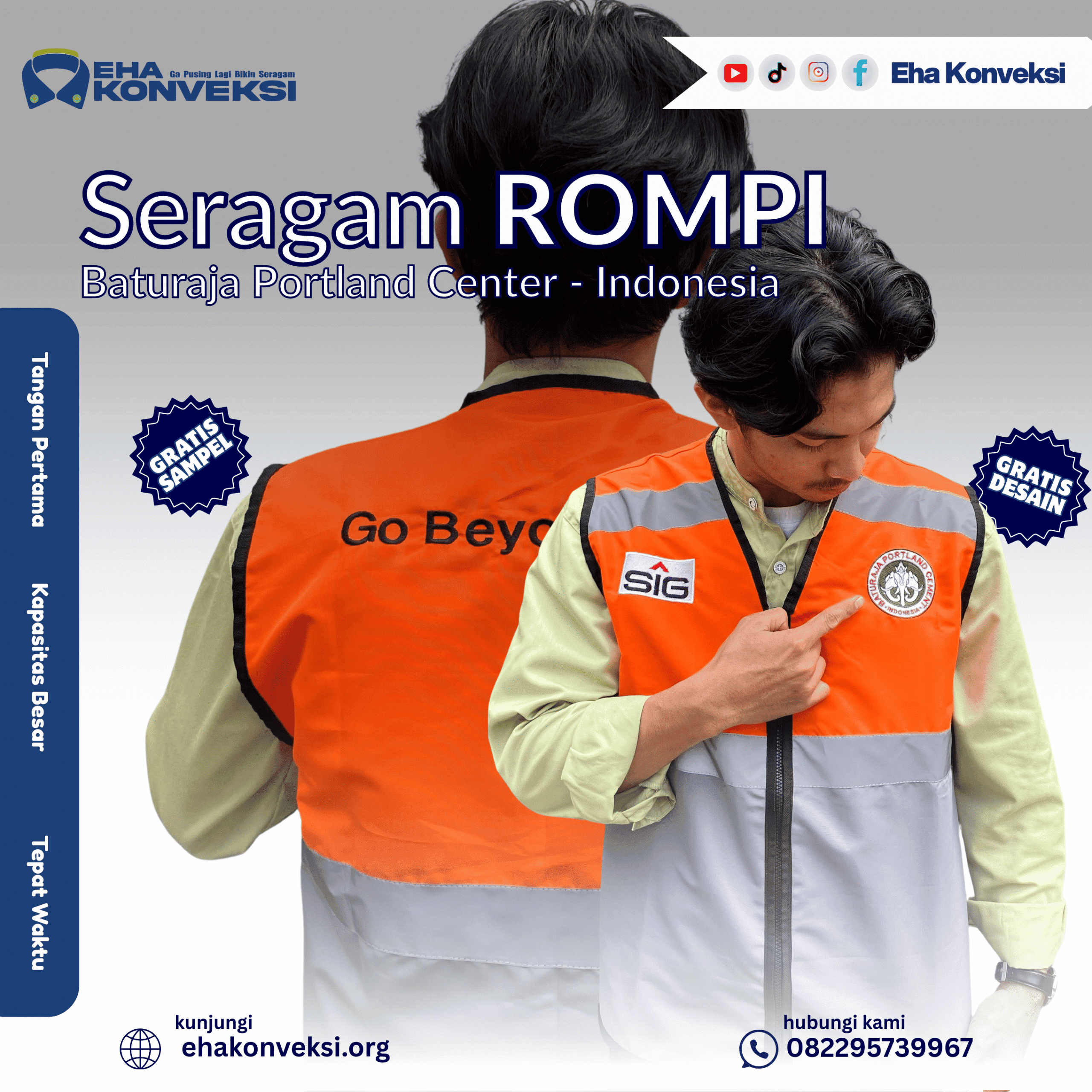 seragam rompi - konveksi rompi
