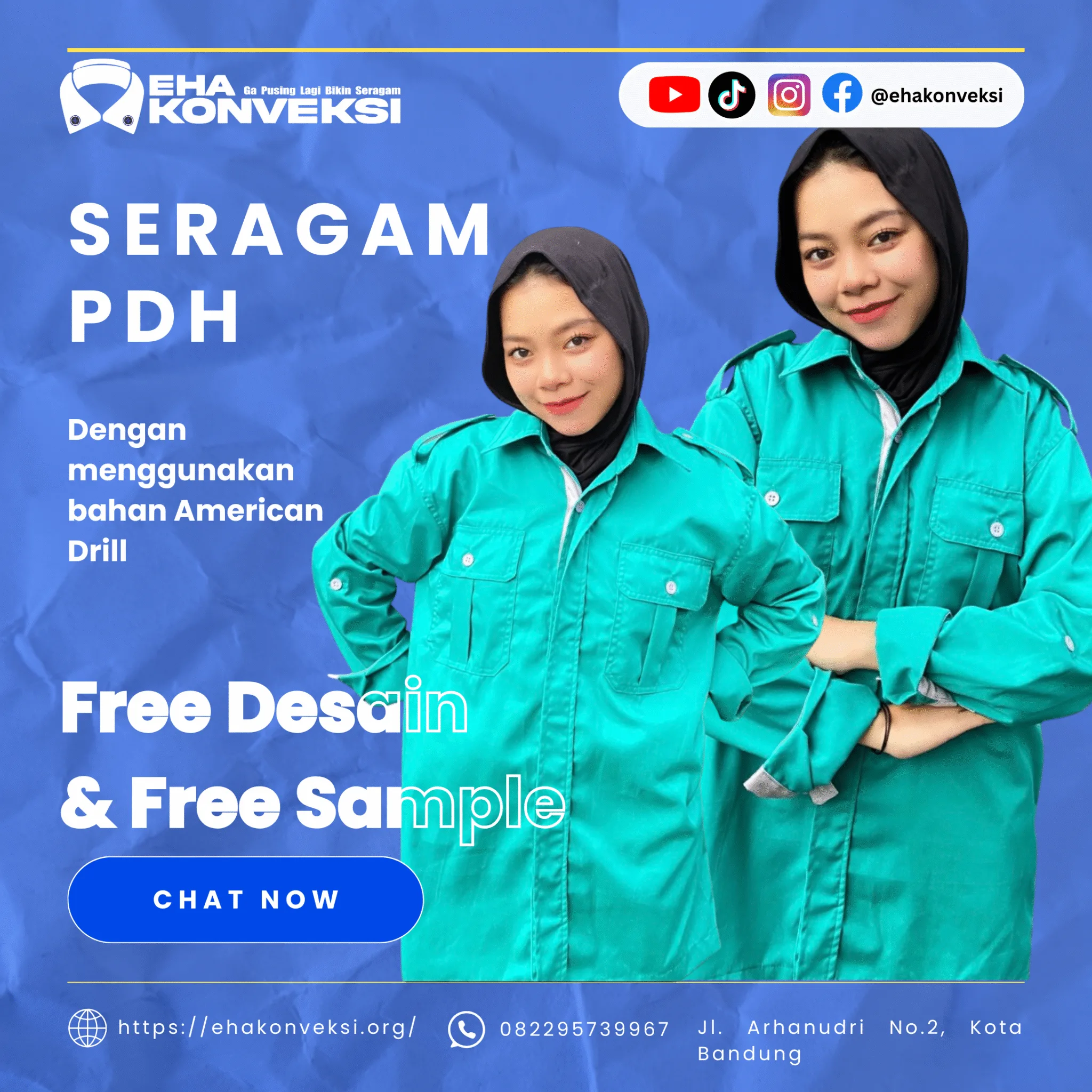 Seragam PDH - Konverksi PDH - Konveksi PDL - Konveksi Kemeja