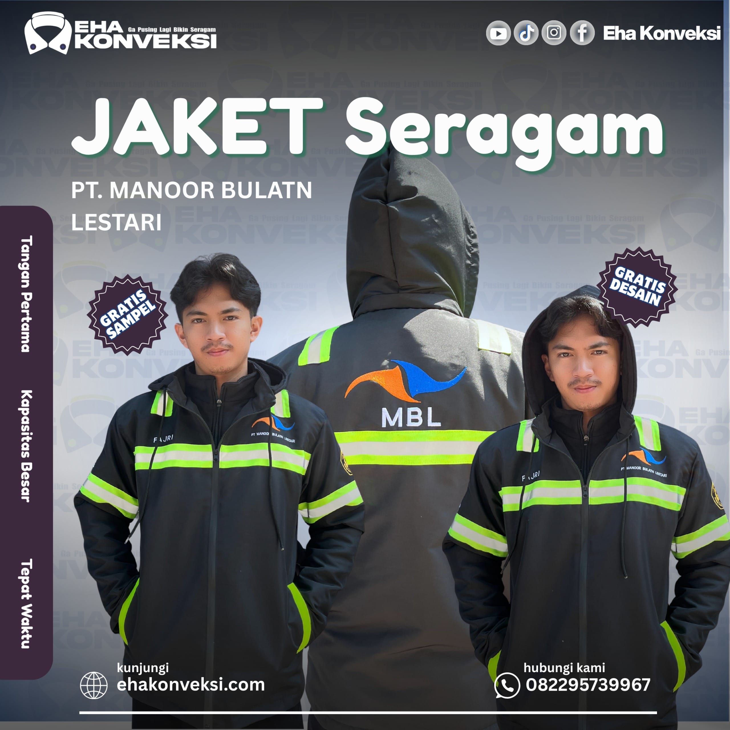 Konveksi Jaket Custom - Jaket Seragam