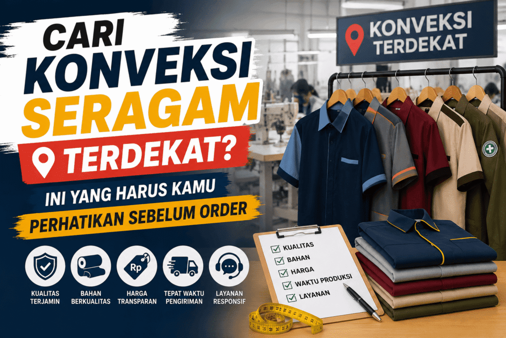 Konveksi Seragam Terdekat - Vendor Seragam Kustom