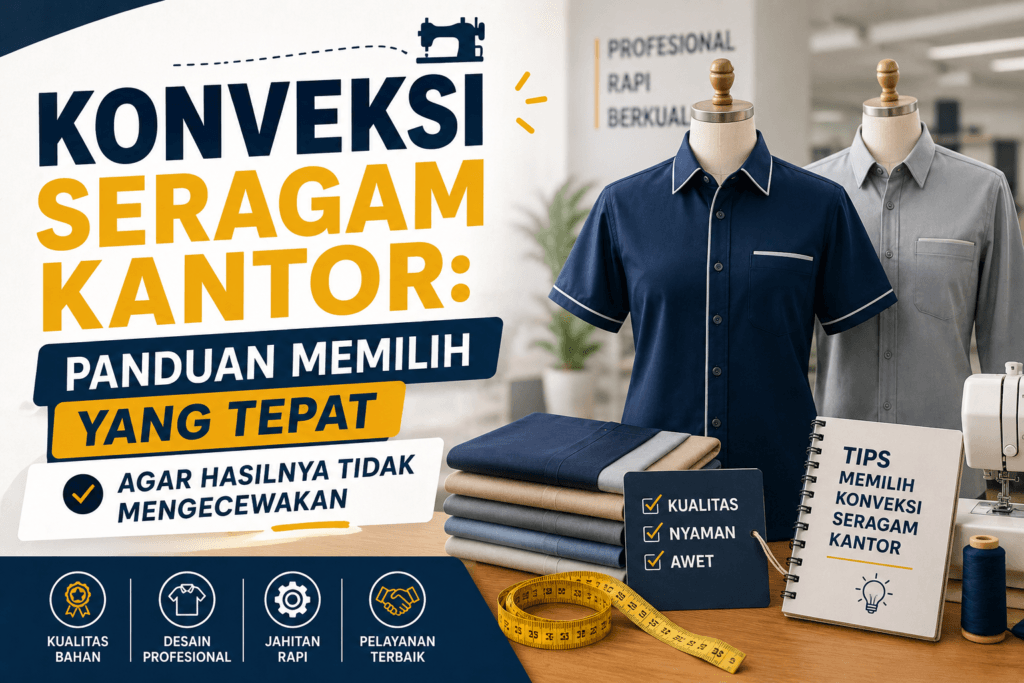 Konveksi Seragam Kantor - Buat Seragam Perusahaan - Konveksi Seragam