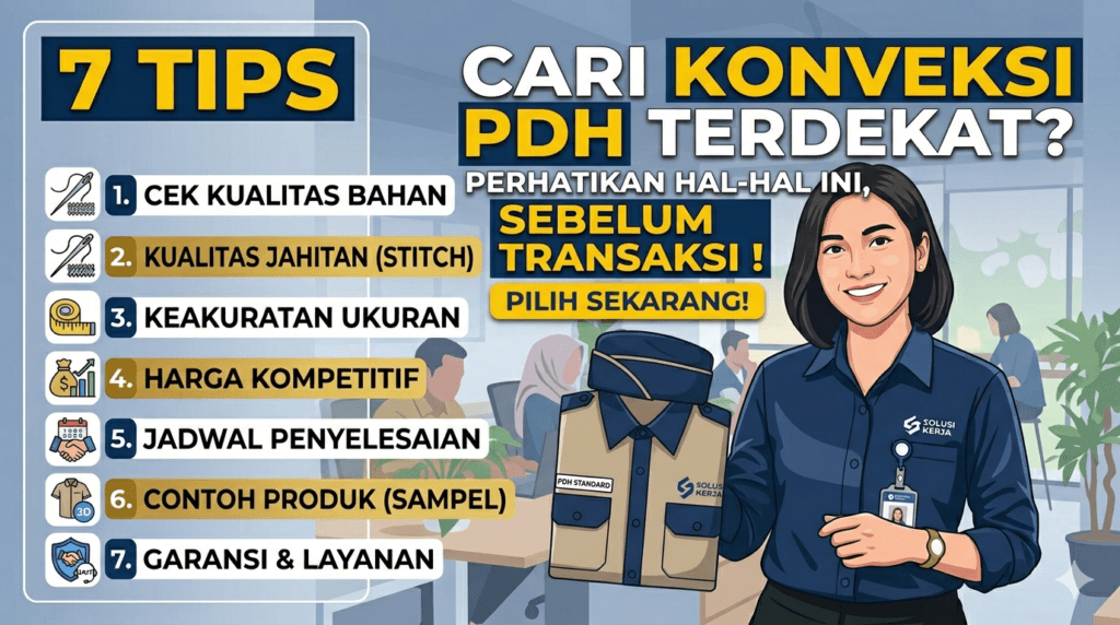 Konveksi PDH Terdekat - Tips Memilih Konveksi PDH Terdekat