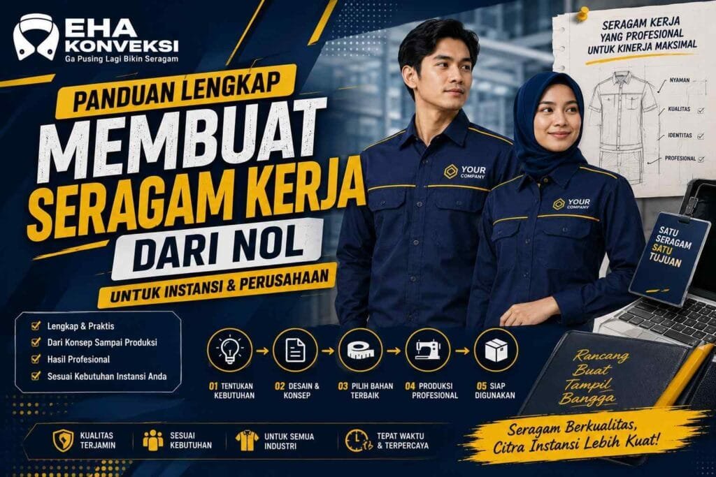panduan Lengkap Membuat Seragam Kerja - Konveksi Seragam