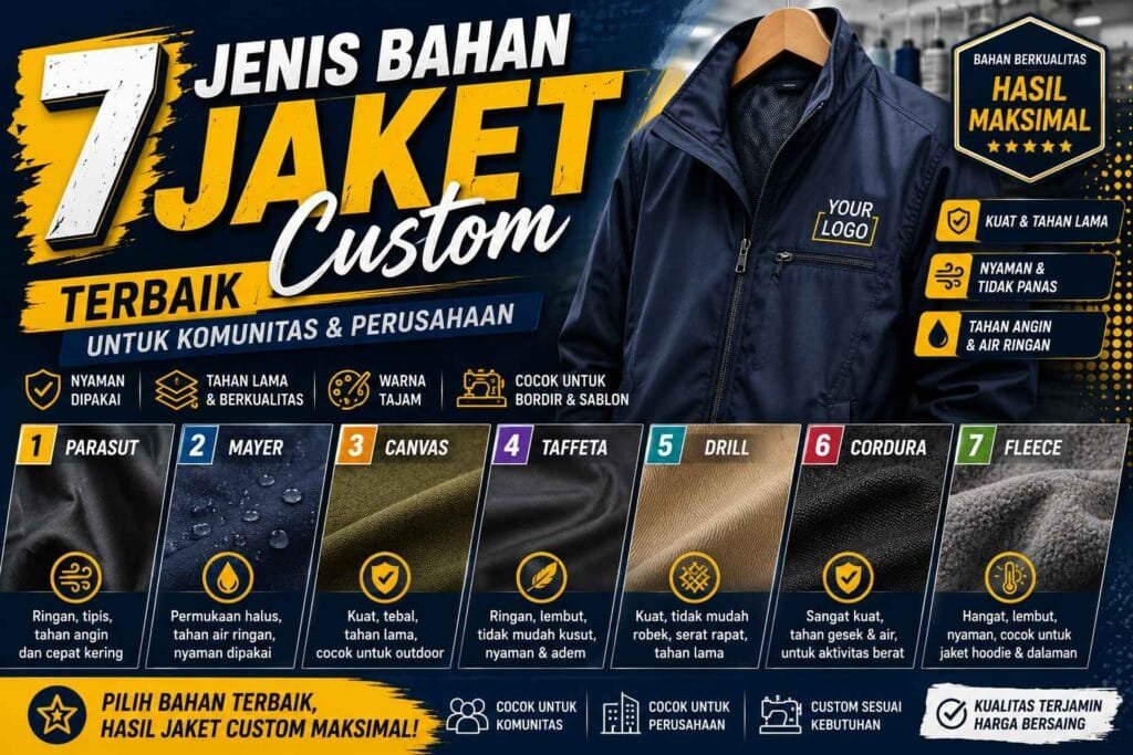 Konveksi Jaket Custom - Konveksi Jaket - Konveksi Bandung