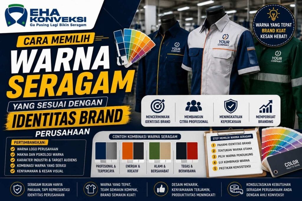 Cara Memilih Warna Seragam - Konveksi Seragam