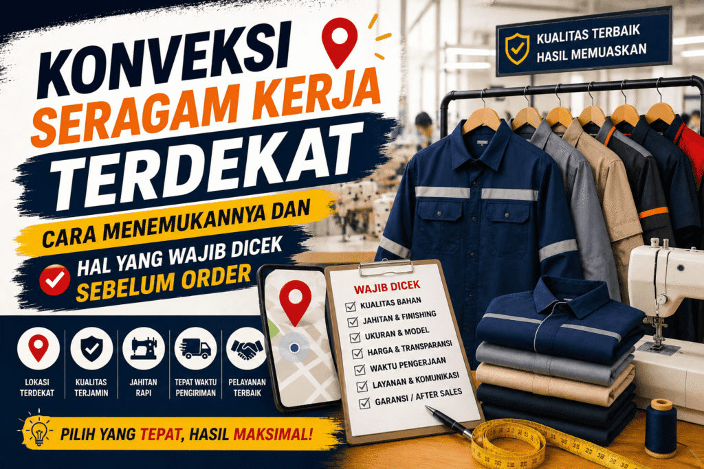 Konveksi Seragam Kerja Terdekat - Konveksi Seragam - Vendor Seragam Kerja
