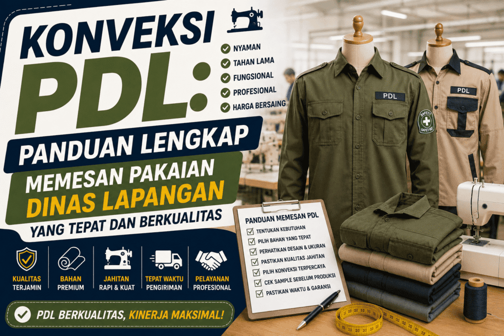 Konveksi PDL - Konveksi Seragam - Konveksi Seragam Kerja
