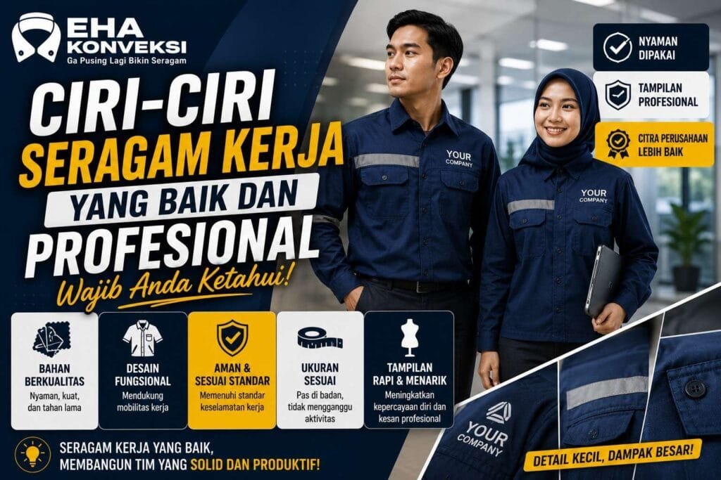 Ciri Ciri Seragam Kerja yang Baik