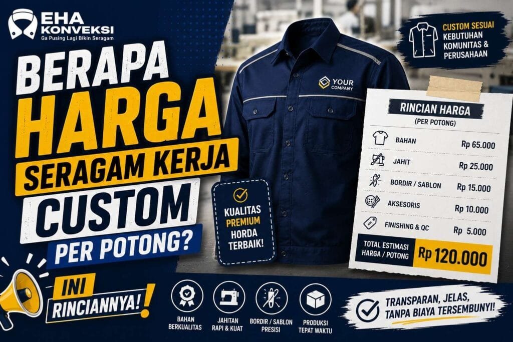 Harga Seragam Kerja Custom - Konveksi Seragam