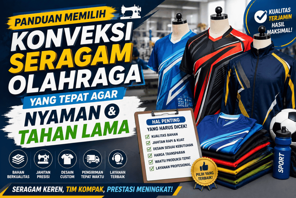 Konveksi Seragam Olahraga - Konveksi Seragam Custom