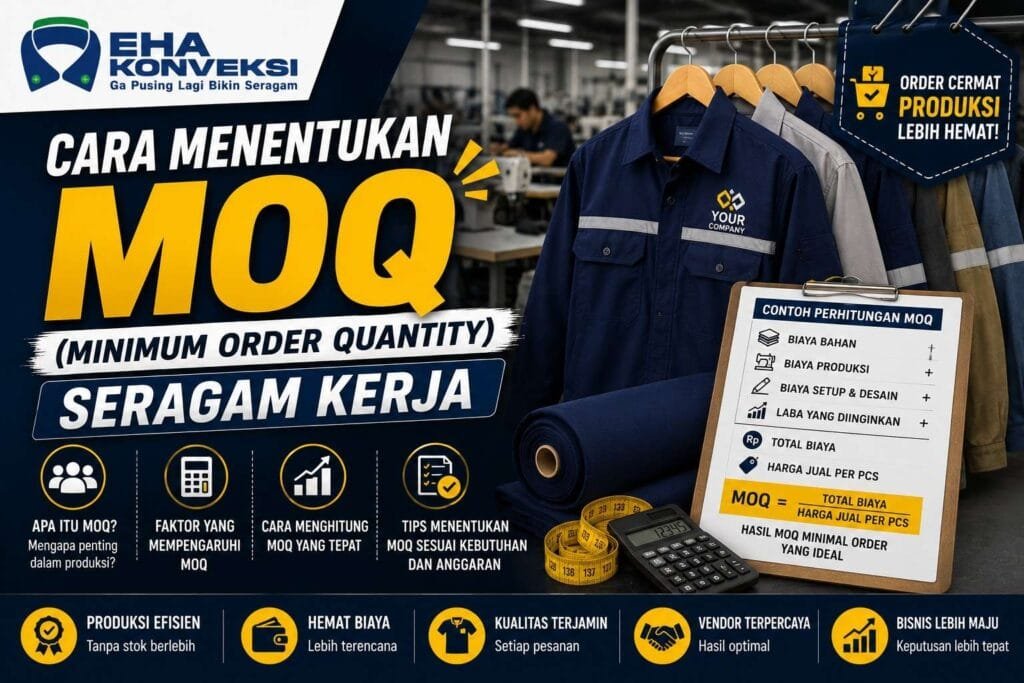 Menentukan MOQ Seragam Kerja - Konveksi Seragam