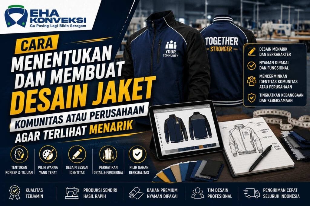 Cara Membuat Desain Jaket - Konveksi Jaket