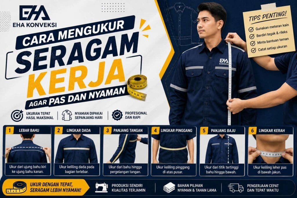 Cara Mengukur Seragam - Konveksi Seragam
