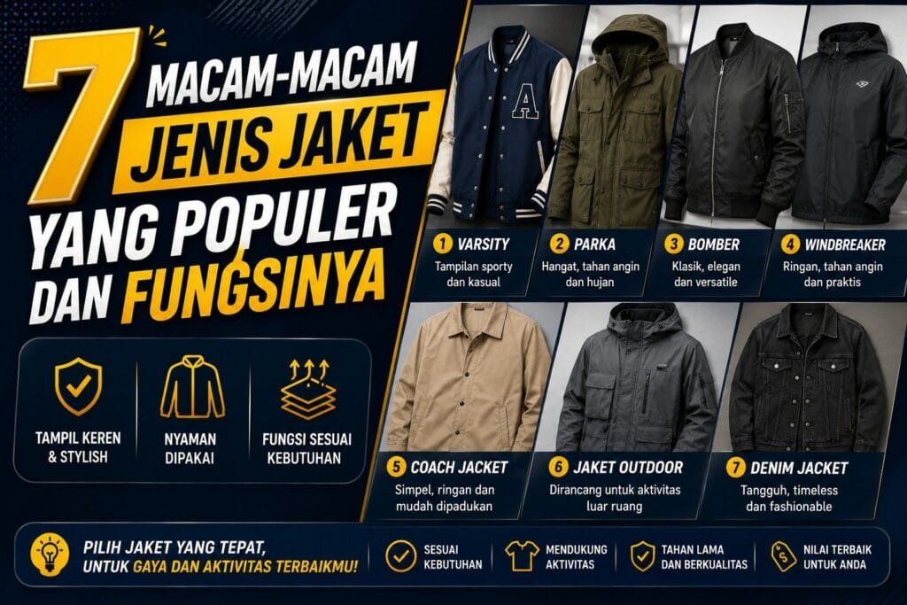 Konveksi Jaket - Jenis Jaket - Jaket Custom
