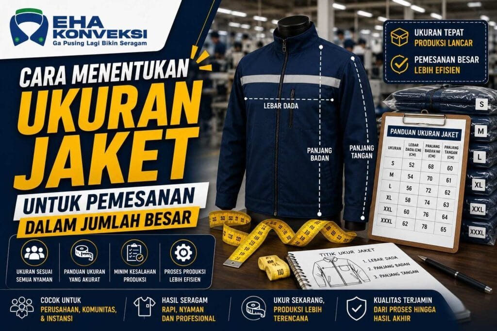 Menentukan Ukuran Jaket - Konveksi Jaket
