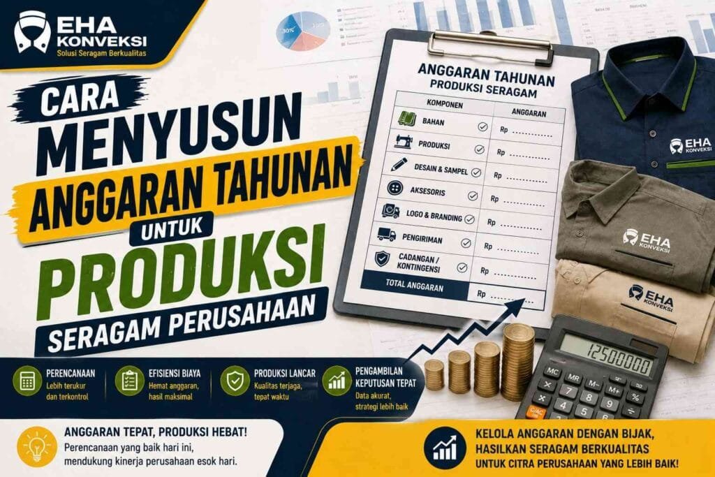 Anggaran Tahunan untuk Produksi Seragam Perusahaan - Konveksi Seragam