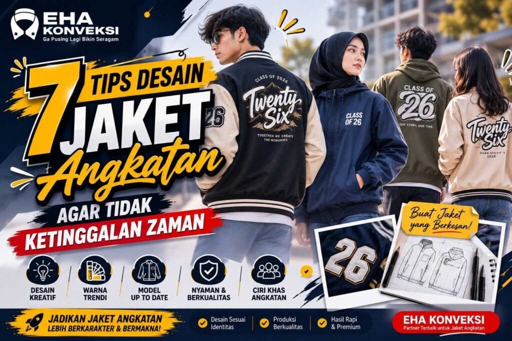 7 Tips Desain Jaket Angkatan agar Tidak Ketinggalan Zaman - Konveksi Jaket