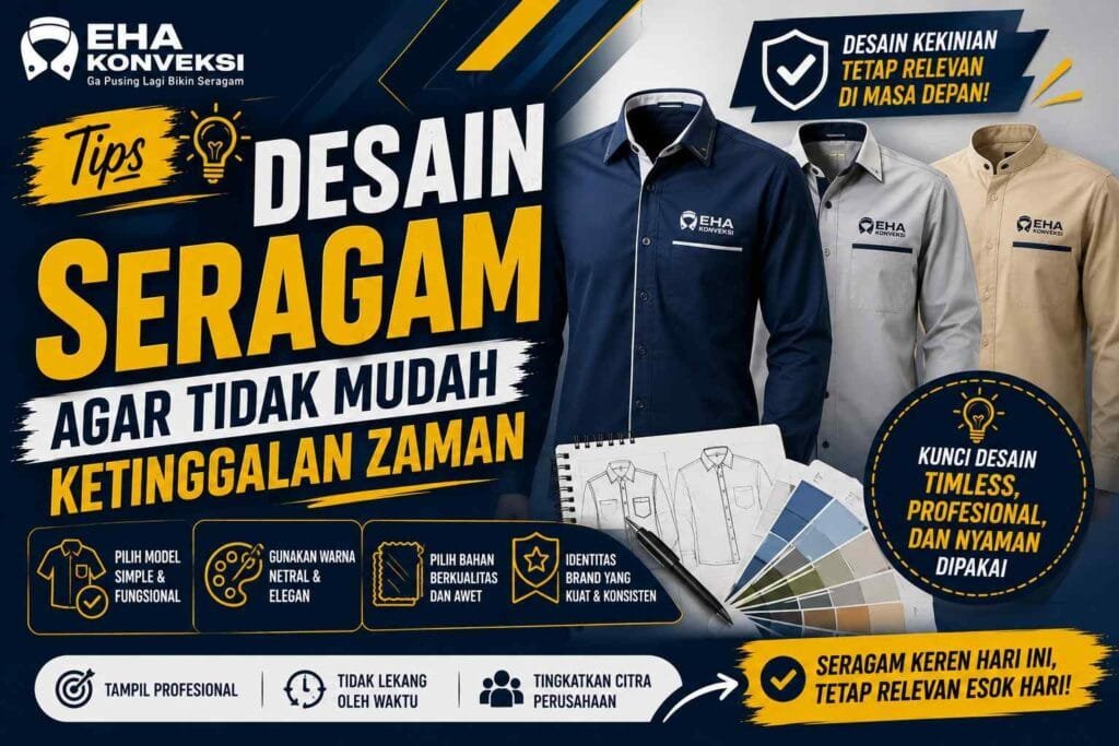 Desain Seragam agar Tidak Ketinggalan Zaman - Koveksi Seragam