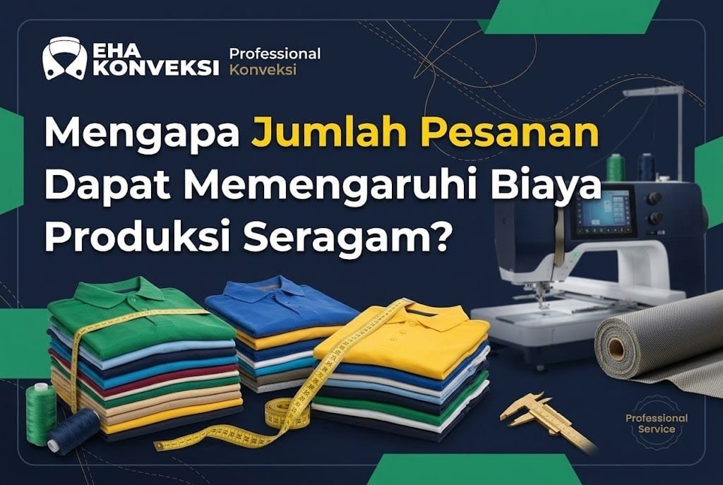 Jumlah Pesanan Memengaruhi Biaya Produksi Seragam - Konveksi Seragam