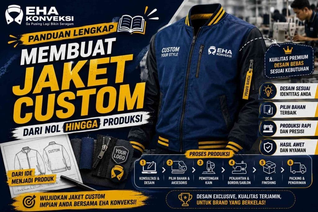 Panduan Membuat Jaket Custom - Konveksi Jaket