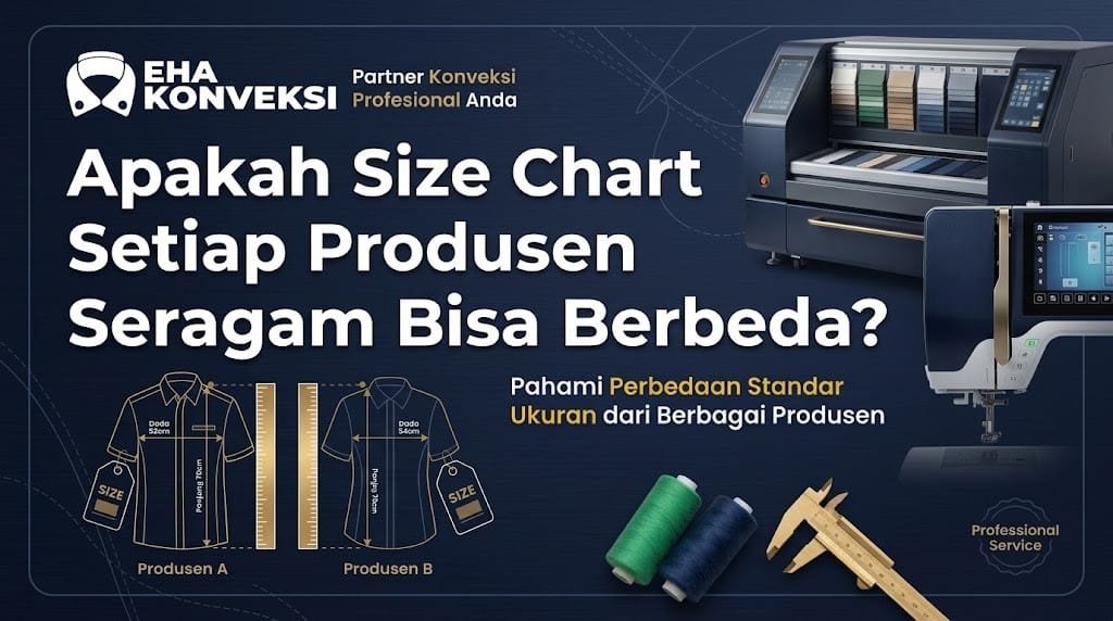 Size Chart Setiap Produsen - Konveksi Seragam