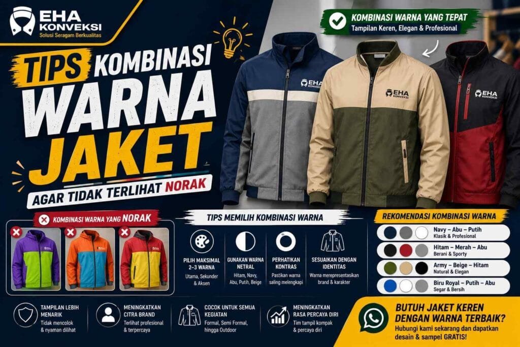 Kombinasi Warna Jaket - Konveksi Jaket