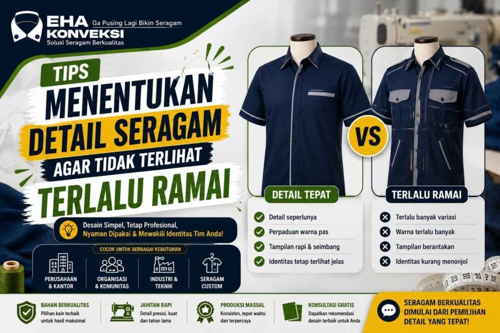 Menentukan Detail Seragam - Konveksi Seragam