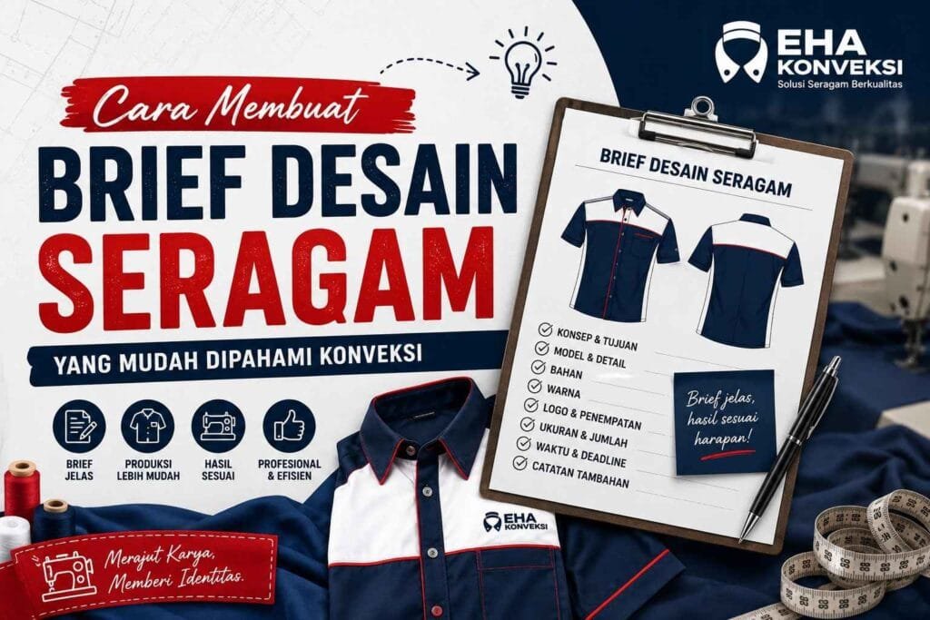 brief desain seragam - Konveksi Seragam