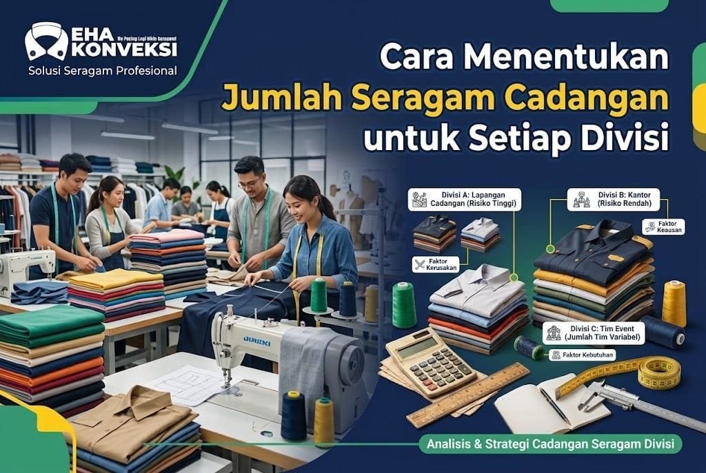 jumlah seragam cadangan - Konveksi Seragam