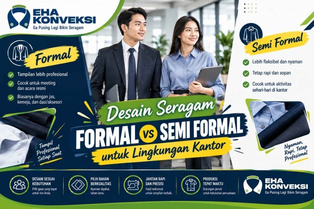 Desain Seragam Formal vs Semi Formal