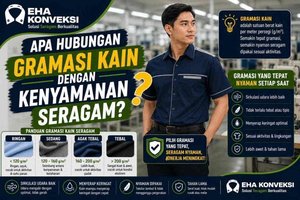 Gramasi Kain untuk Seragam - Konveksi Seragam