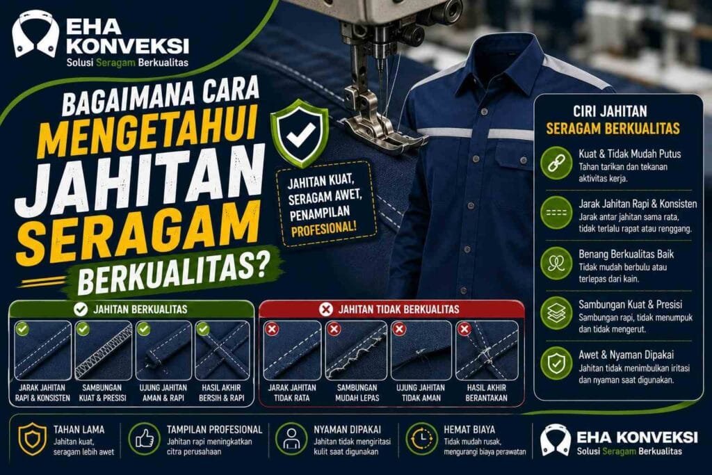 Jahitan Seragam Berkualitas - Konveksi Seragam