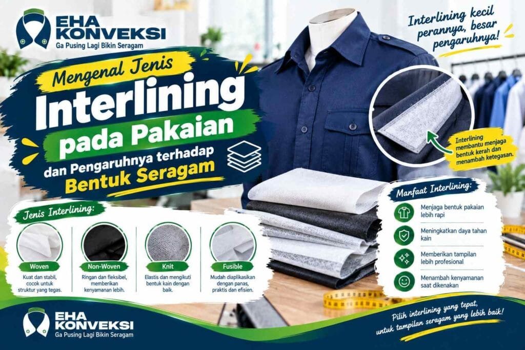 Jenis Interlining pada Pakaian - Konveksi Seragam