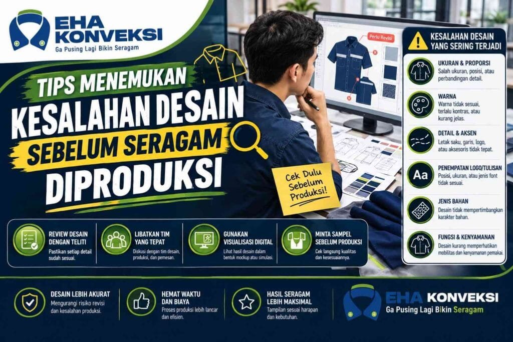 Kesalahan Desain Seragam - Konveksi Seragam