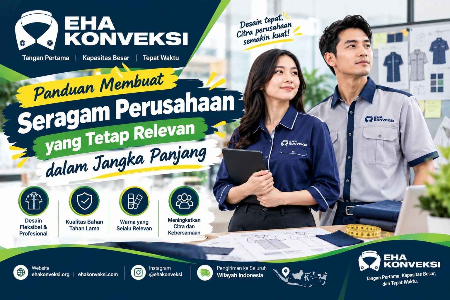 Membuat Seragam Perusahaan yang Tetap Relevan - Konveksi Seragam