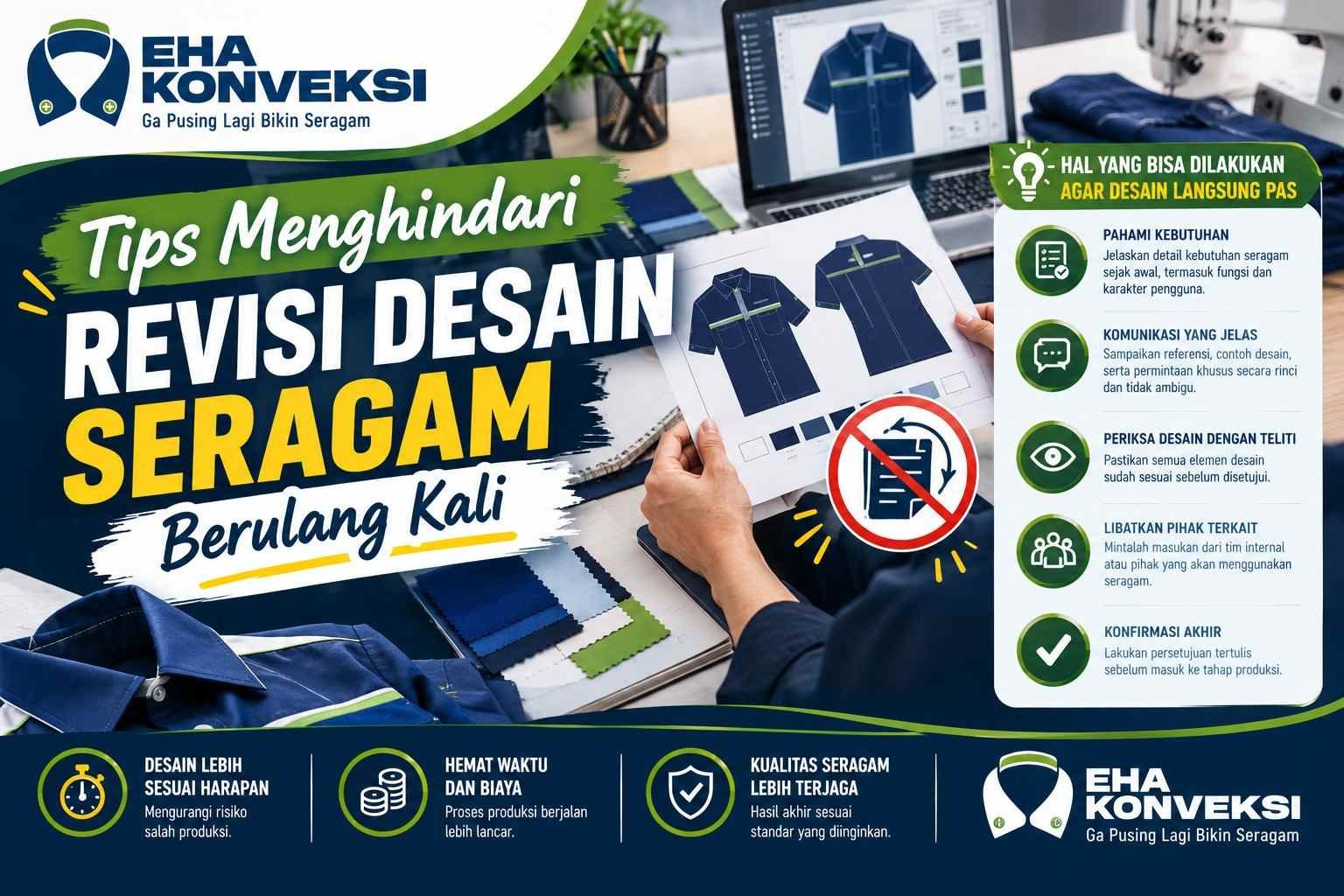 Revisi Desain Seragam - Konveksi Seragam