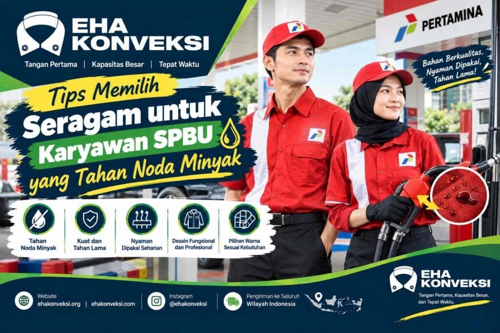 Seragam Untuk Karyawan SPBU - Konveksi Seragam