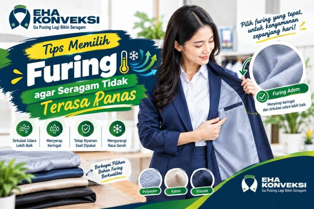 Tips Memilih Furing agar Seragam Tidak Terasa Panas - Konveksi Seragam