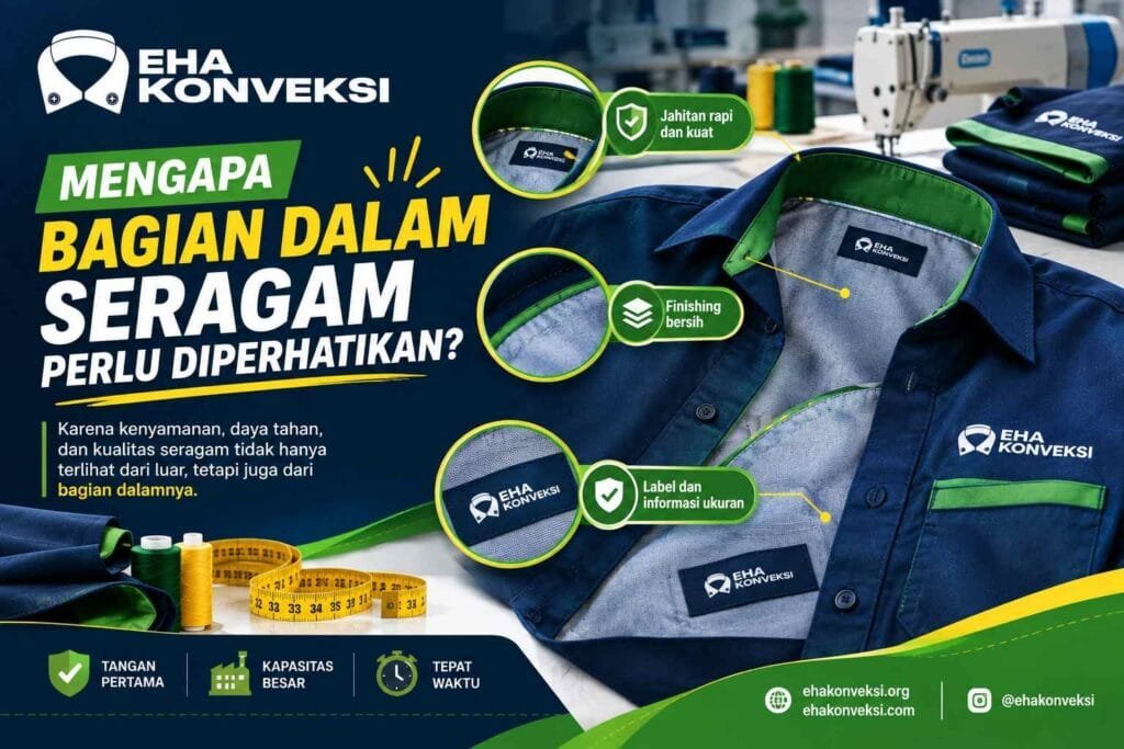 Bagian Dalam Seragam - Konveksi Seragam