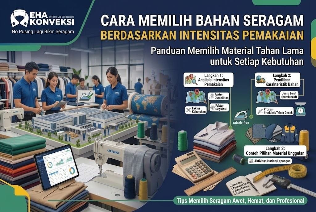 bahan seragam berdasarkan intensitas pemakaian - Konveksi Seragam