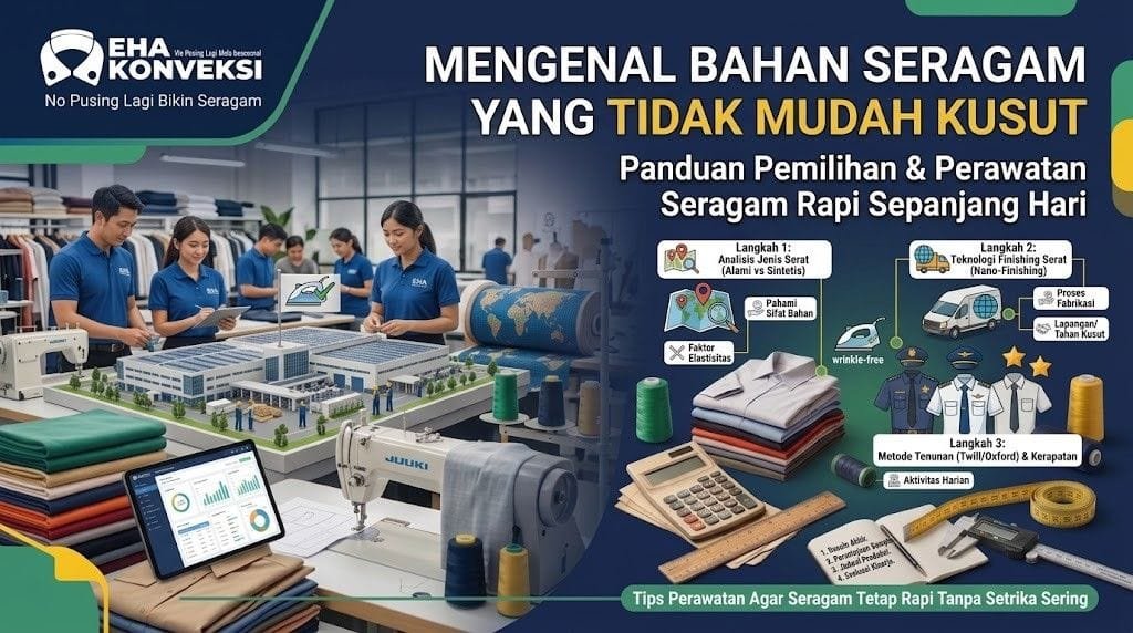 bahan seragam tidak mudah kusut - Konveksi Seragam