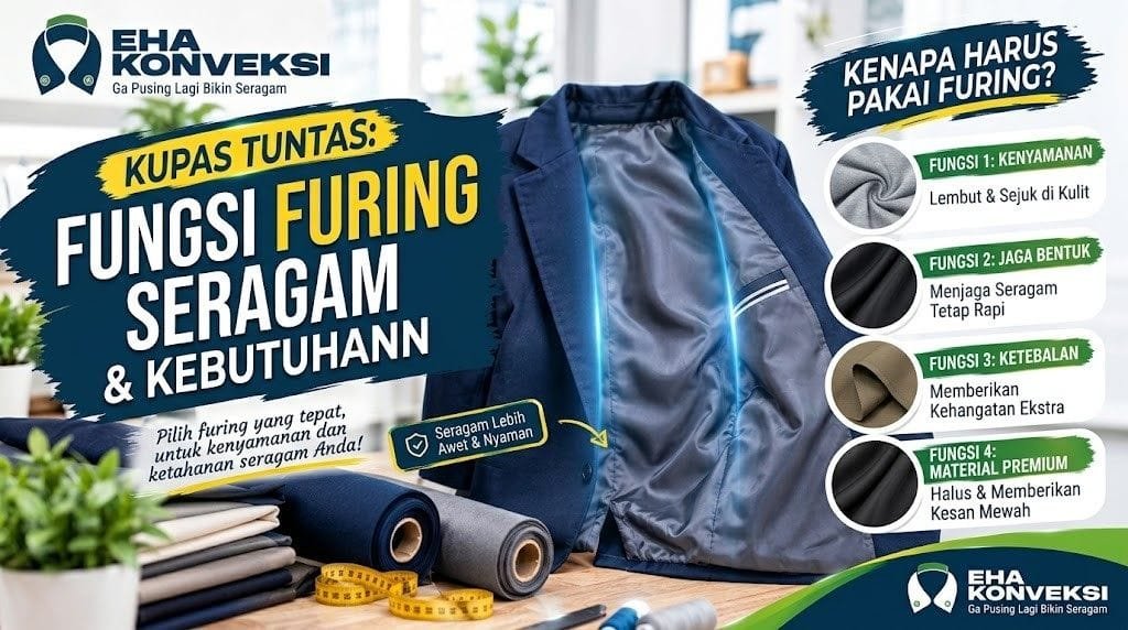 Fungsi Furing pada Seragam - Konveksi Seragam