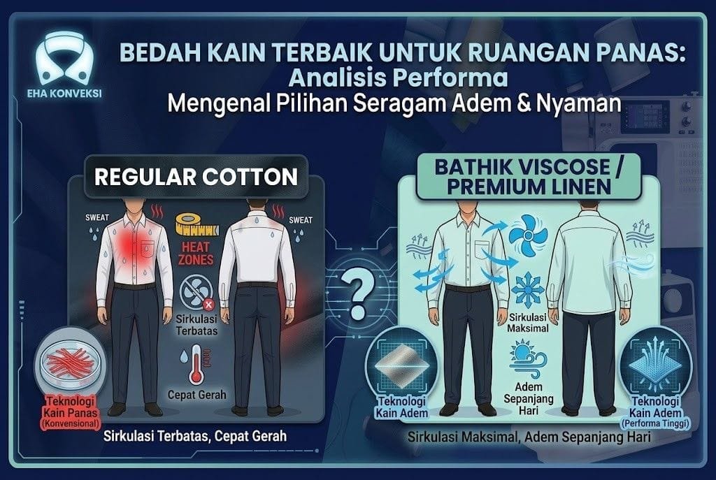 kain seragam untuk ruangan panas - Konveksi Seragam