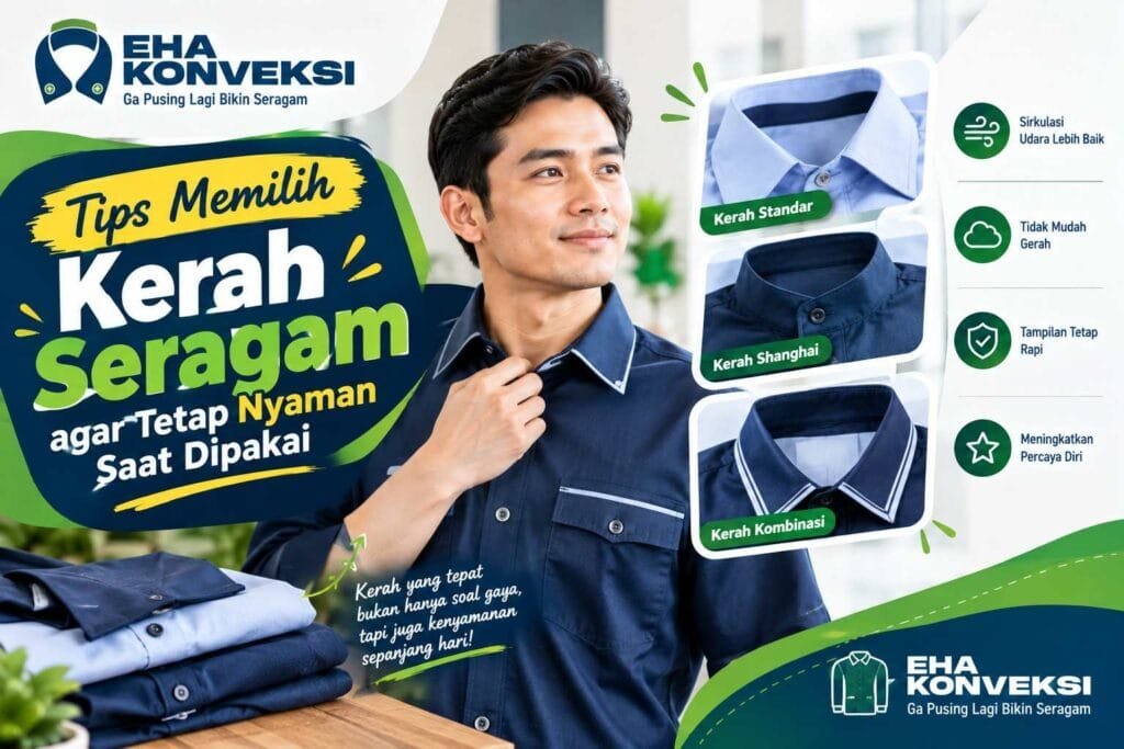 Memilih Kerah Seragam Agar nyaman - Konveksi Seragam