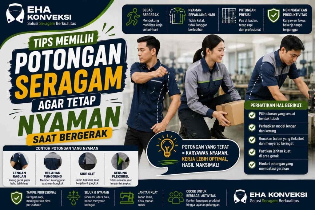 potongan seragam nyaman - Konveksi Seragam