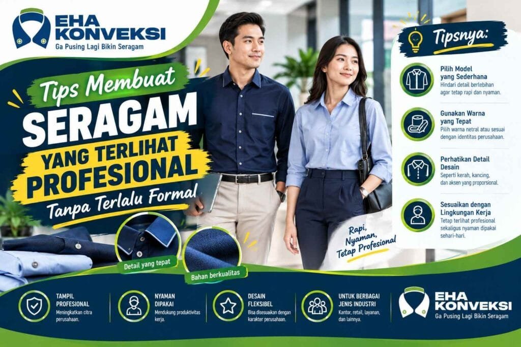 seragam profesional tanpa terlalu formal - Konveksi Seragam