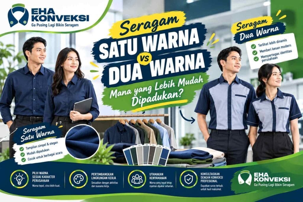 Seragam satu Warna vs Dua Warna